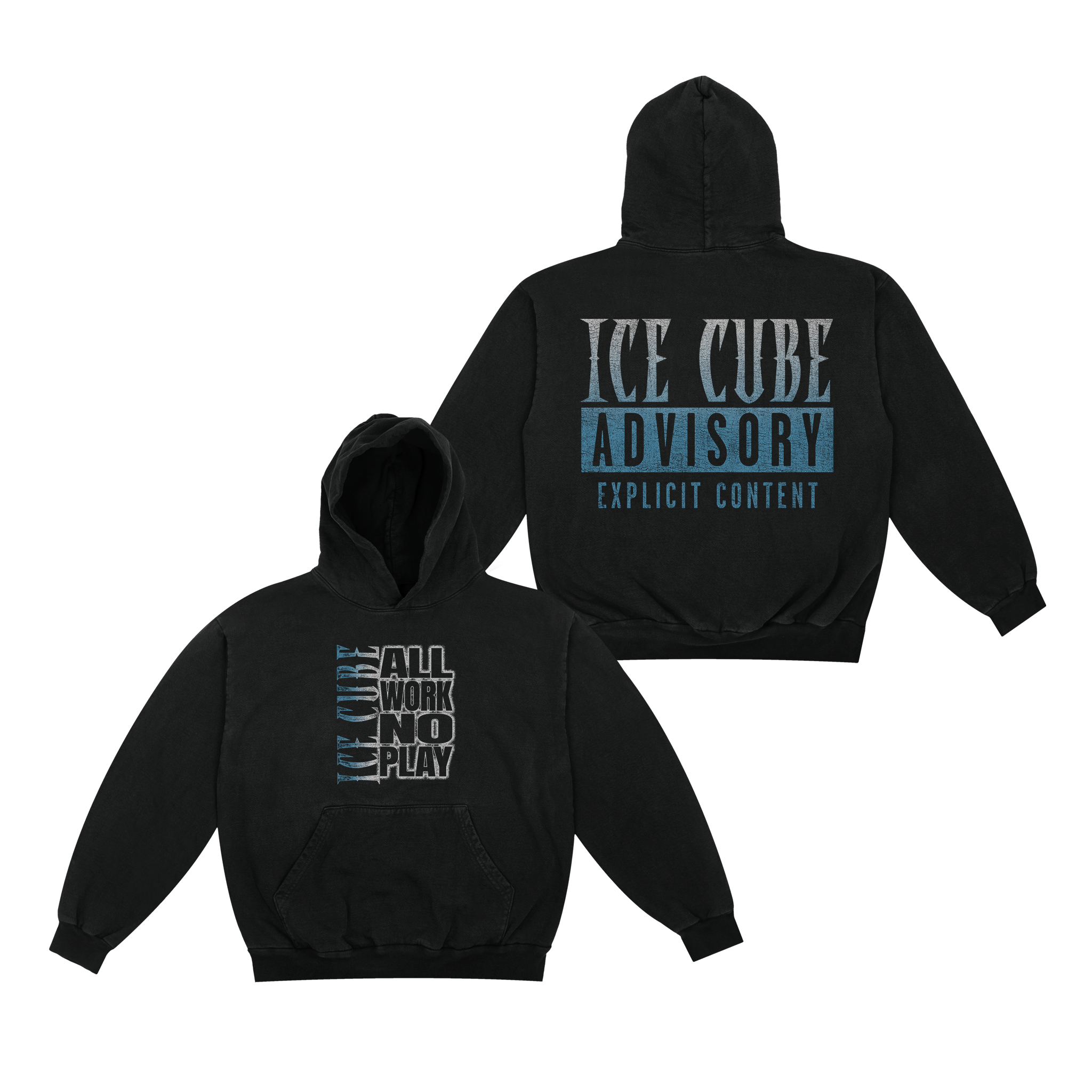 All Work No Play Black Hoodie