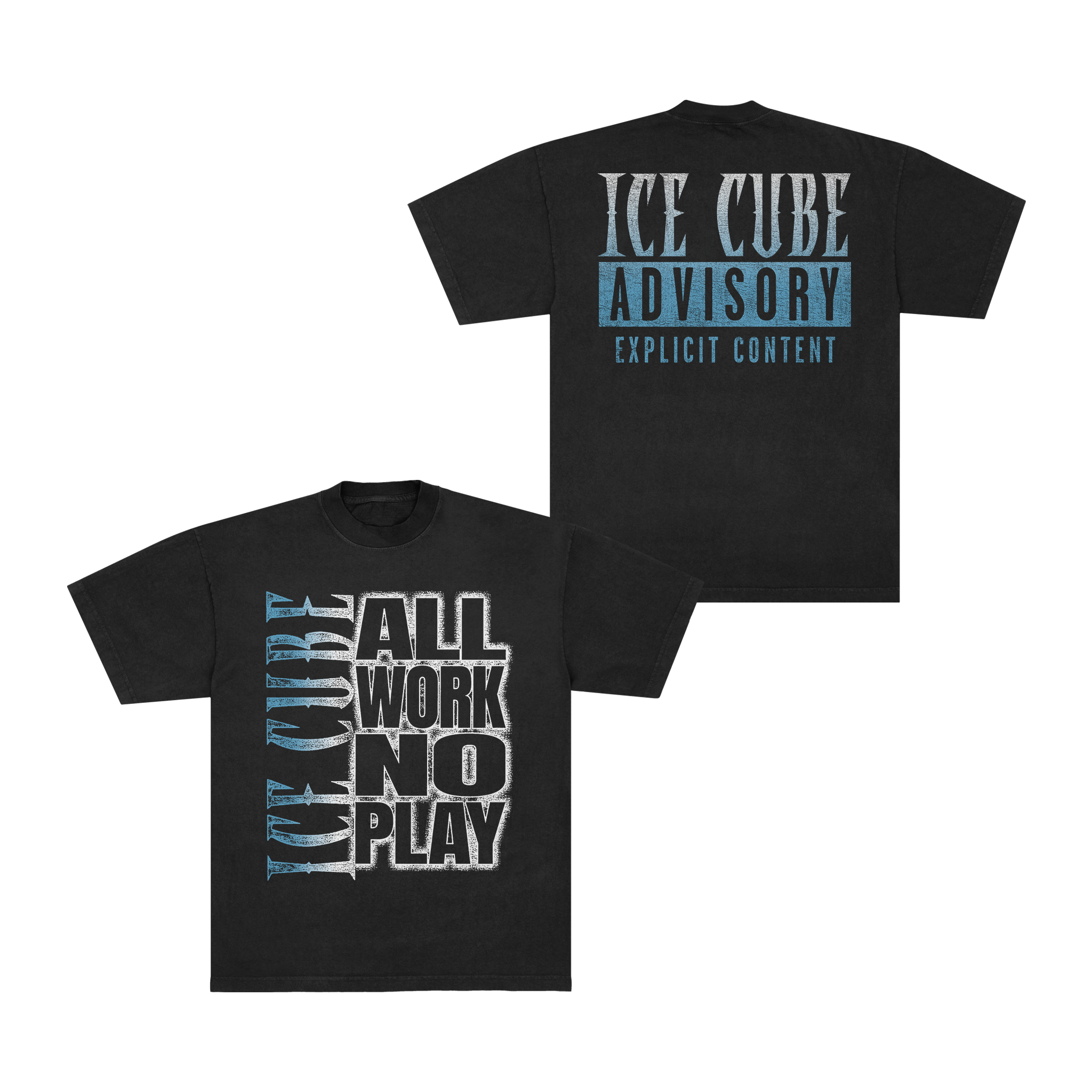 All Work No Play Black Tee